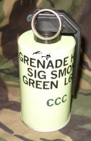 British L68A1 SMOKE SIGNALING/SCREENING GRENADE